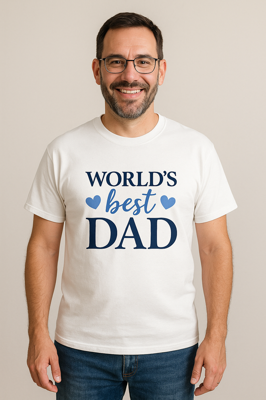 World's Best Dad Classic Tee - Perfect Father's Day Gift